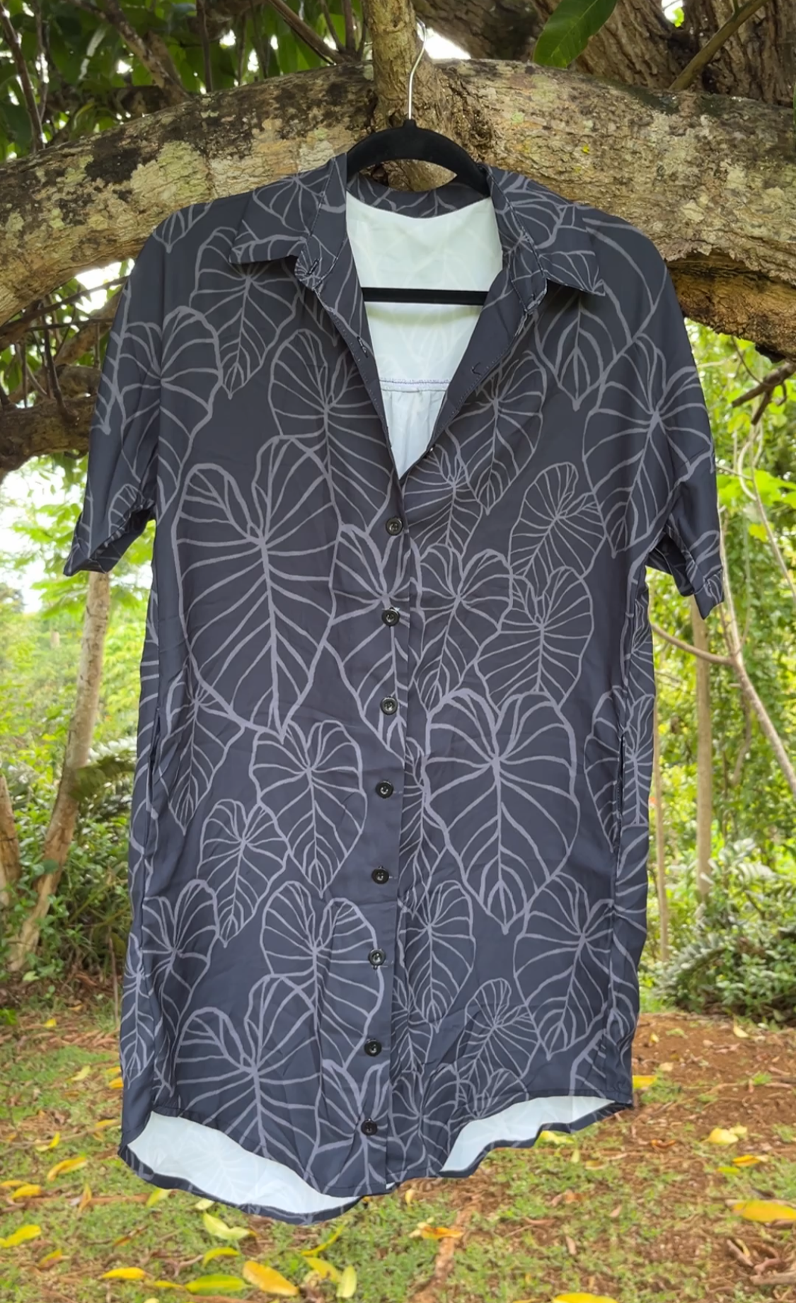 Aloha Shirt Dress - Kalo Eclipse