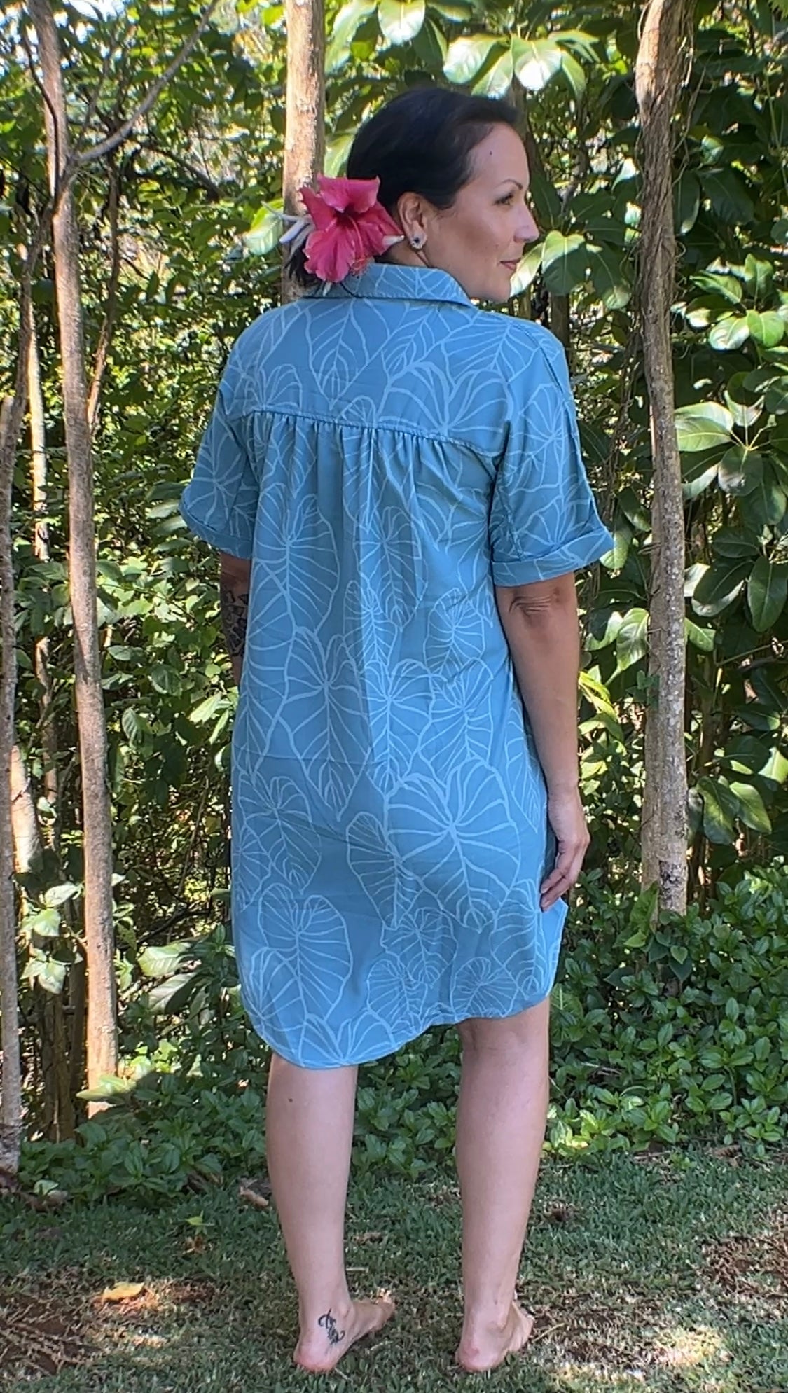 Aloha Shirt Dress - Kalo Rise