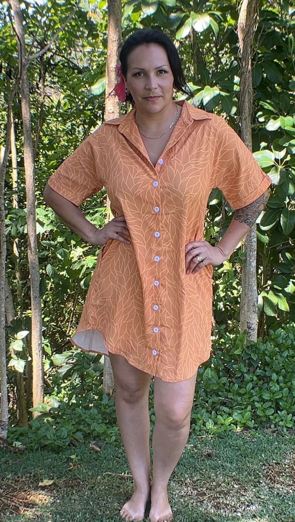 Aloha Shirt Dress - Lau Aloha