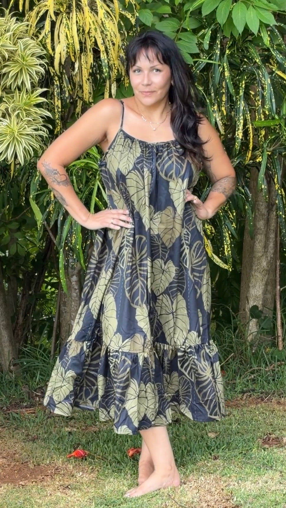 Alana Midi Sundress | Midnight Kalo