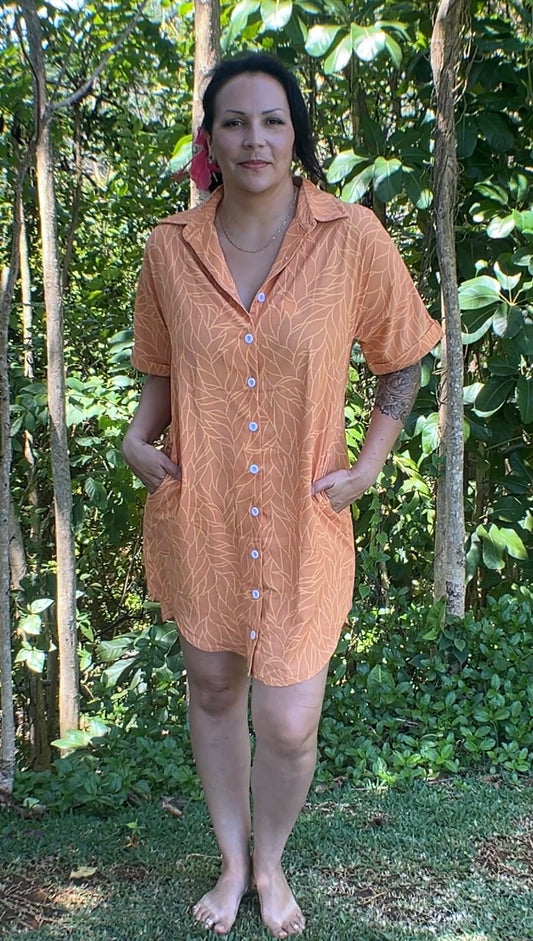Aloha Shirt Dress - Lau Aloha