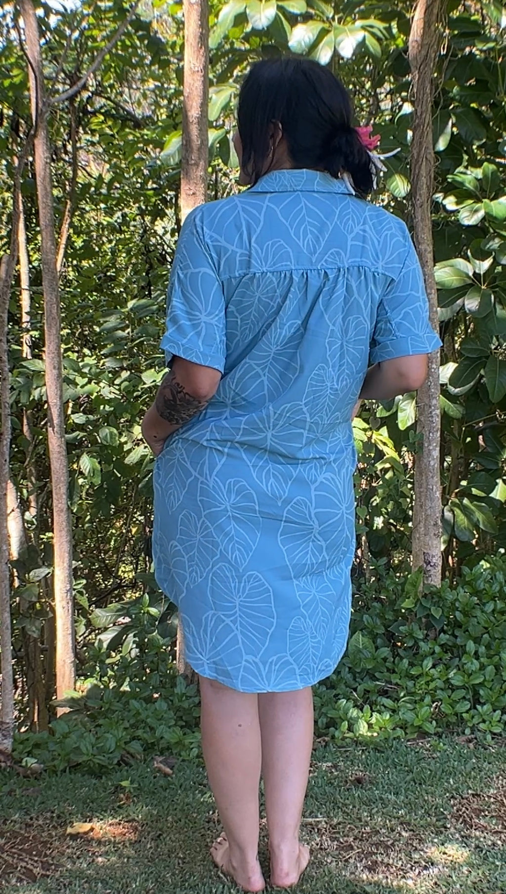 Aloha Shirt Dress - Kalo Rise