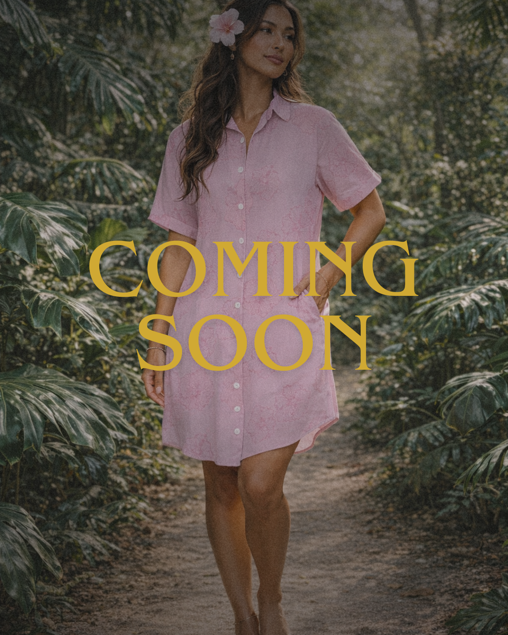 Aloha Shirt Dress - Petal Rush 2.0