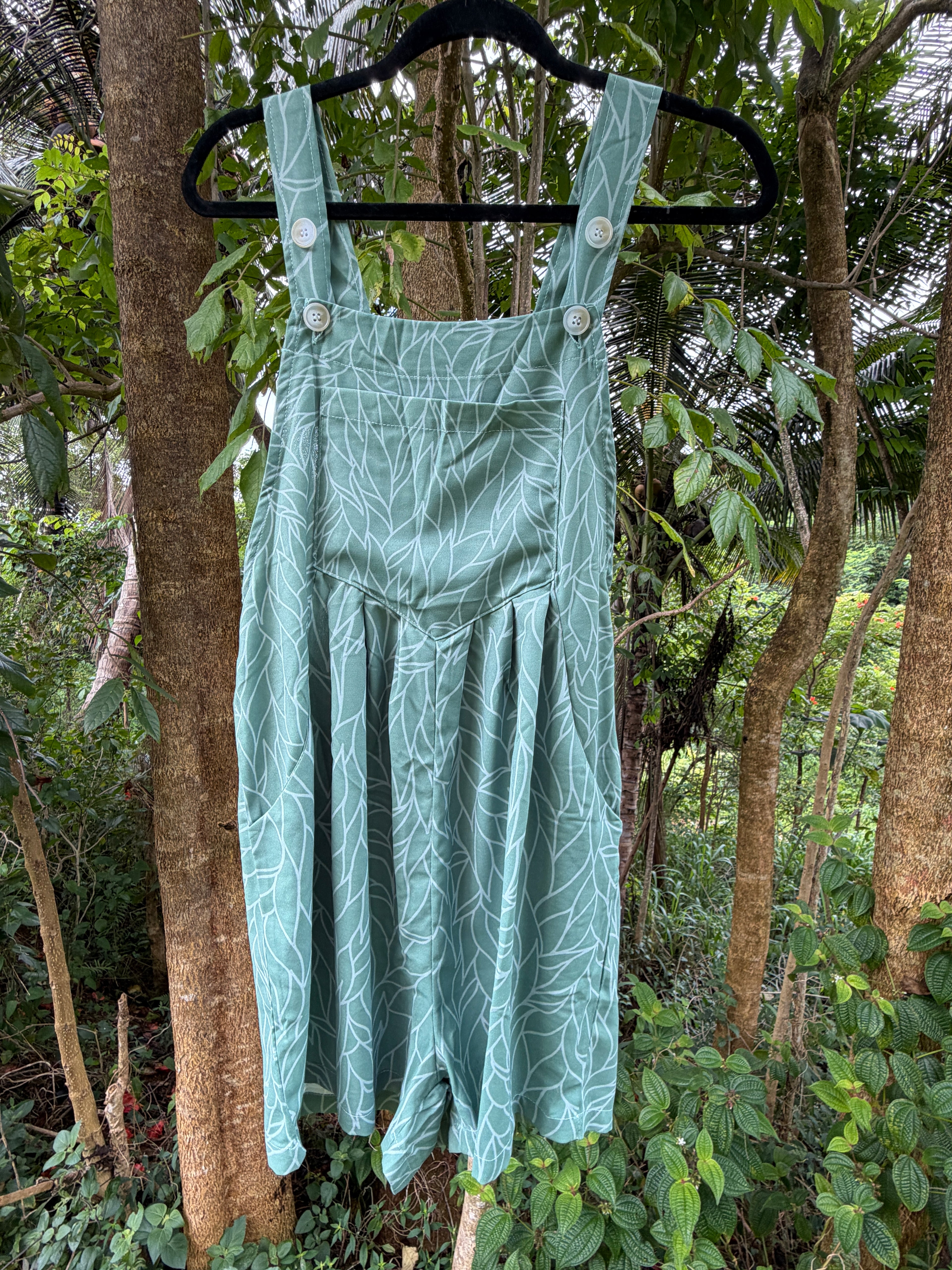 Island Drift Romper - Forest Lei