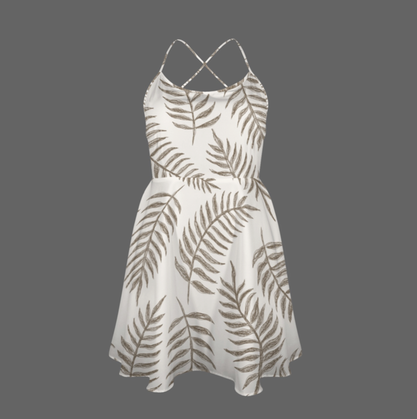 Isla Mini Dress – Shadow Fern Collection