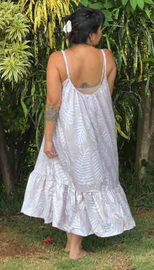 Alana Midi Sundress in Shadow Fern